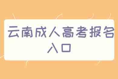 云南成人高考報名