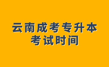 2024年云南成考專升本考試時(shí)間