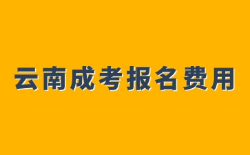 2024云南成人高考報名費用