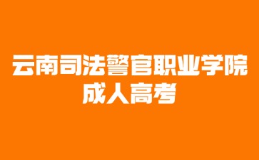 2024年云南司法警官職業(yè)學(xué)院成考報(bào)名條件說明